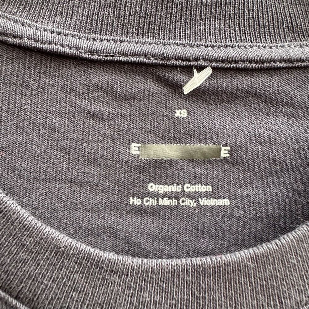 Everlane $48 Organic Cotton Crew Neck T Shirt Navy Blue Mens XS NEW - Picture 4 of 6